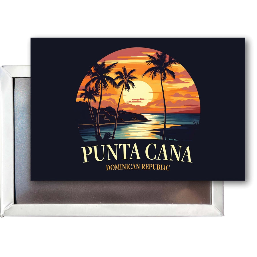 Punta Cana Dominican Republic Design E Souvenir 2x3-Inch Fridge Magnet Image 1