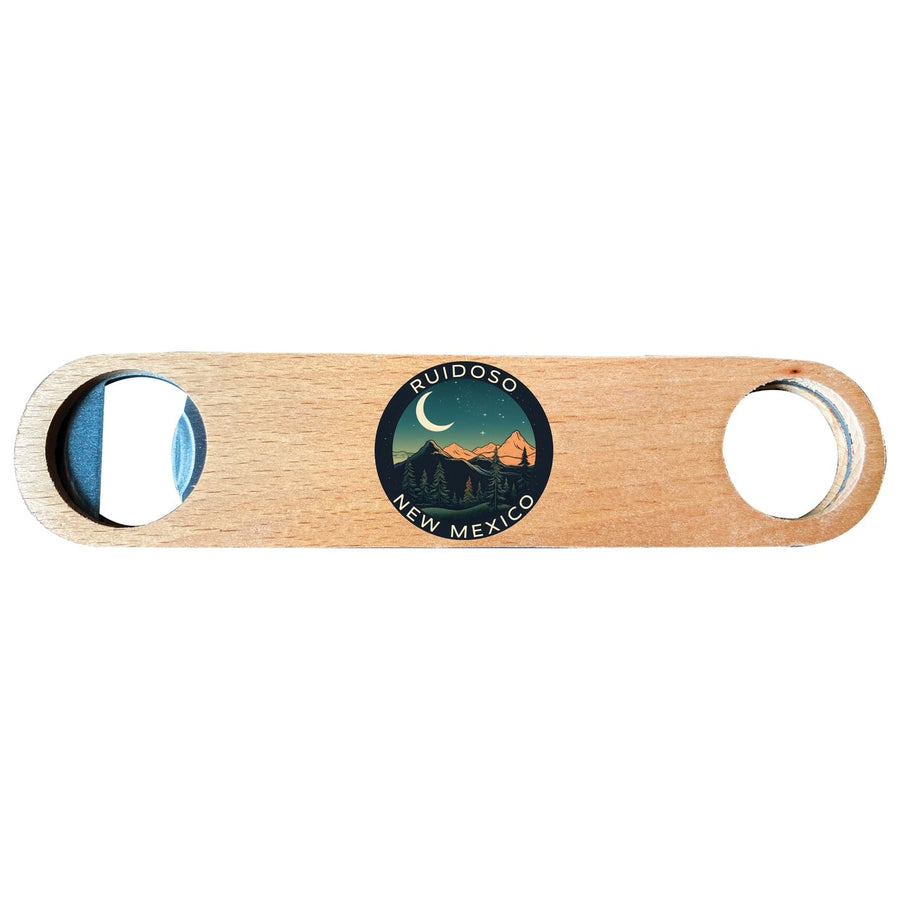 Ruidoso Mexico Design A Souvenir Wooden Bottle Opener Image 1