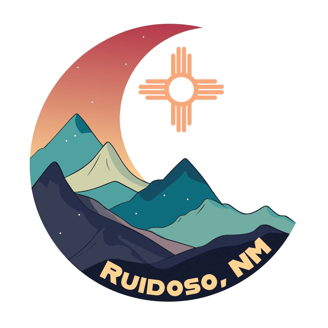 Ruidoso Mexico Design C Souvenir Die Cut Flat Magnet Image 1