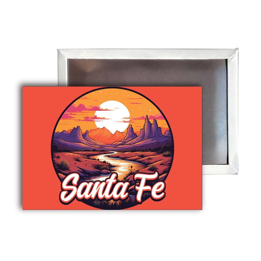 Santa Fe Mexico Design B Souvenir Refrigerator Magnet 2.5"X3.5" Image 1