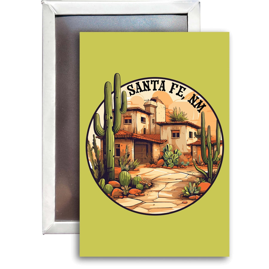 Santa Fe Mexico Design D Souvenir 2x3-Inch Fridge Magnet Image 1