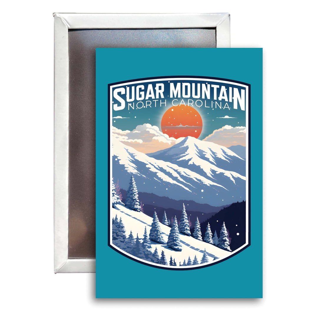 Sugar Mountain North Carolina Design A Souvenir Refrigerator Magnet 2.5"X3.5" Image 1