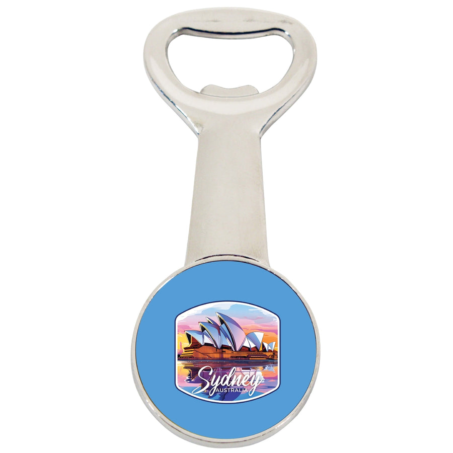 Sydney Australia Design A Souvenir Magnetic Bottle Opener Image 1