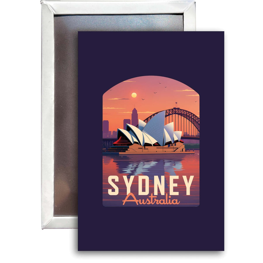 Sydney Australia Design B Souvenir 2x3-Inch Fridge Magnet Image 1