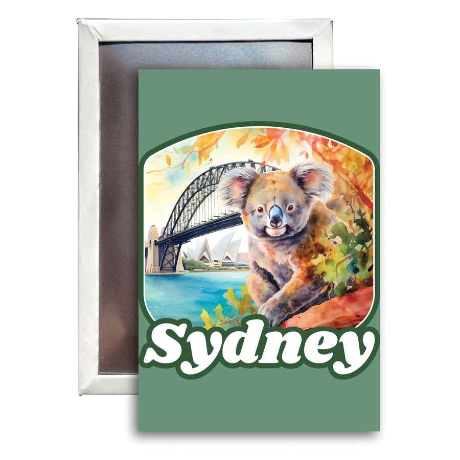 Sydney Australia Design C Souvenir Refrigerator Magnet 2.5"X3.5" Image 1
