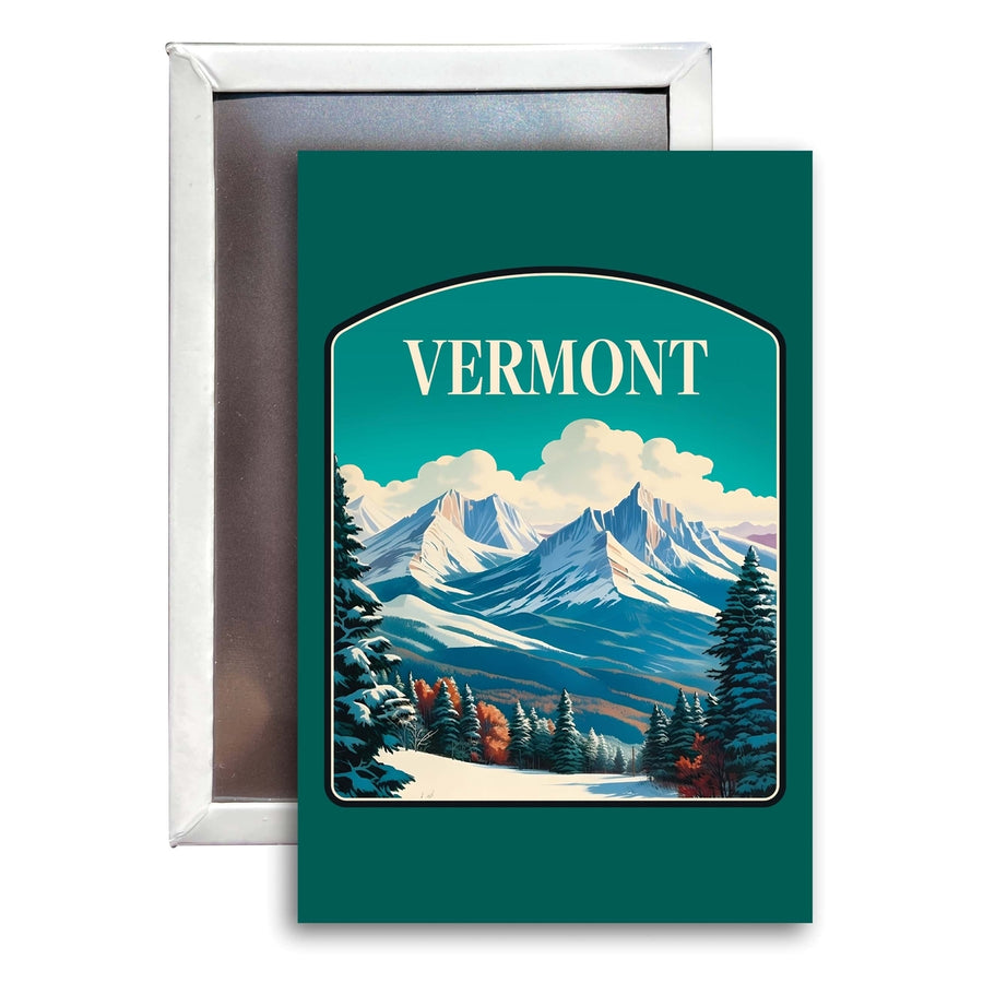 Vermont Design A Souvenir Refrigerator Magnet 2.5"X3.5" Image 1