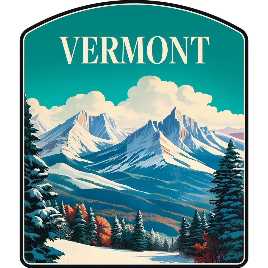 Vermont Design A Souvenir Die Cut Flat Magnet Image 1