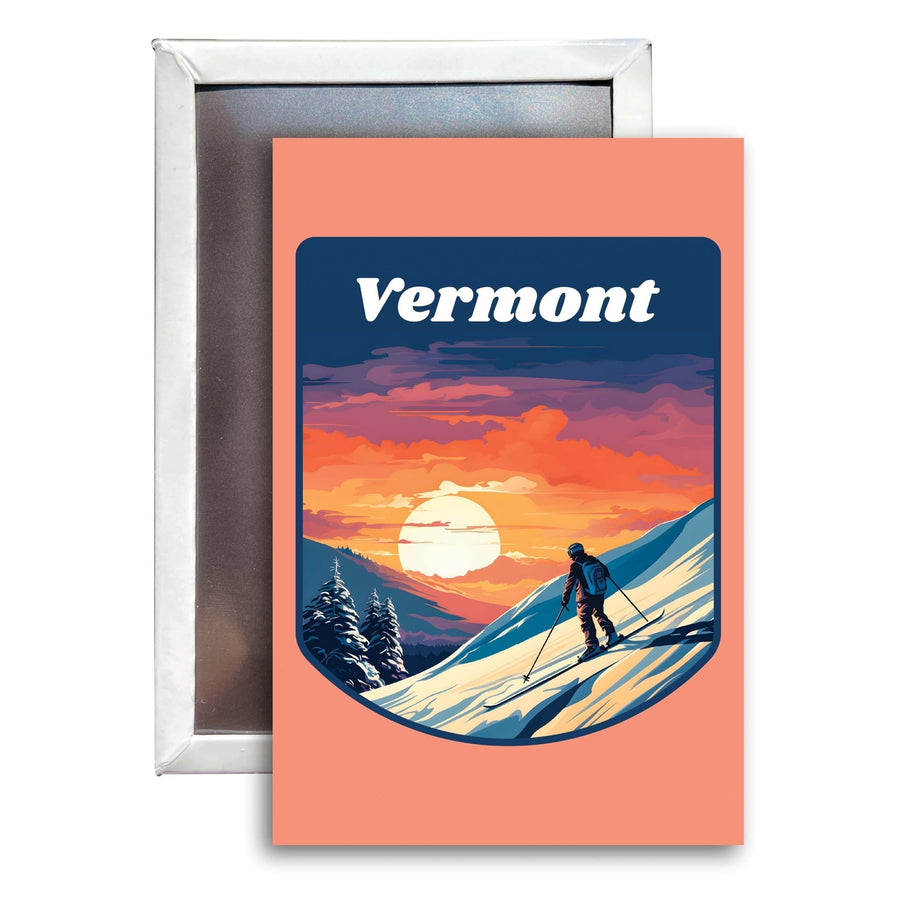 Vermont Design B Souvenir 2x3-Inch Fridge Magnet Image 1
