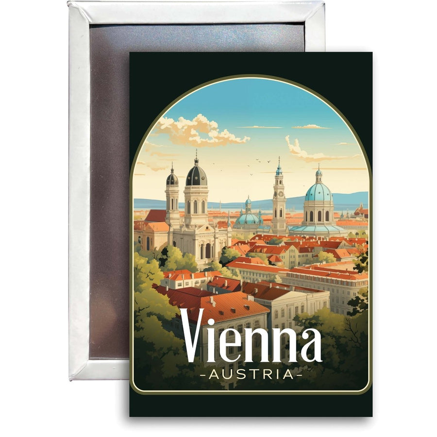 Vienna Austria Design A Souvenir 2x3-Inch Fridge Magnet Image 1