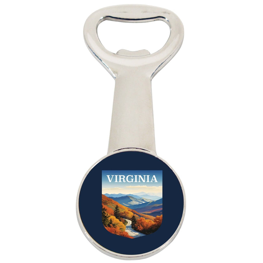 Virginia Design A Souvenir Magnetic Bottle Opener Image 1