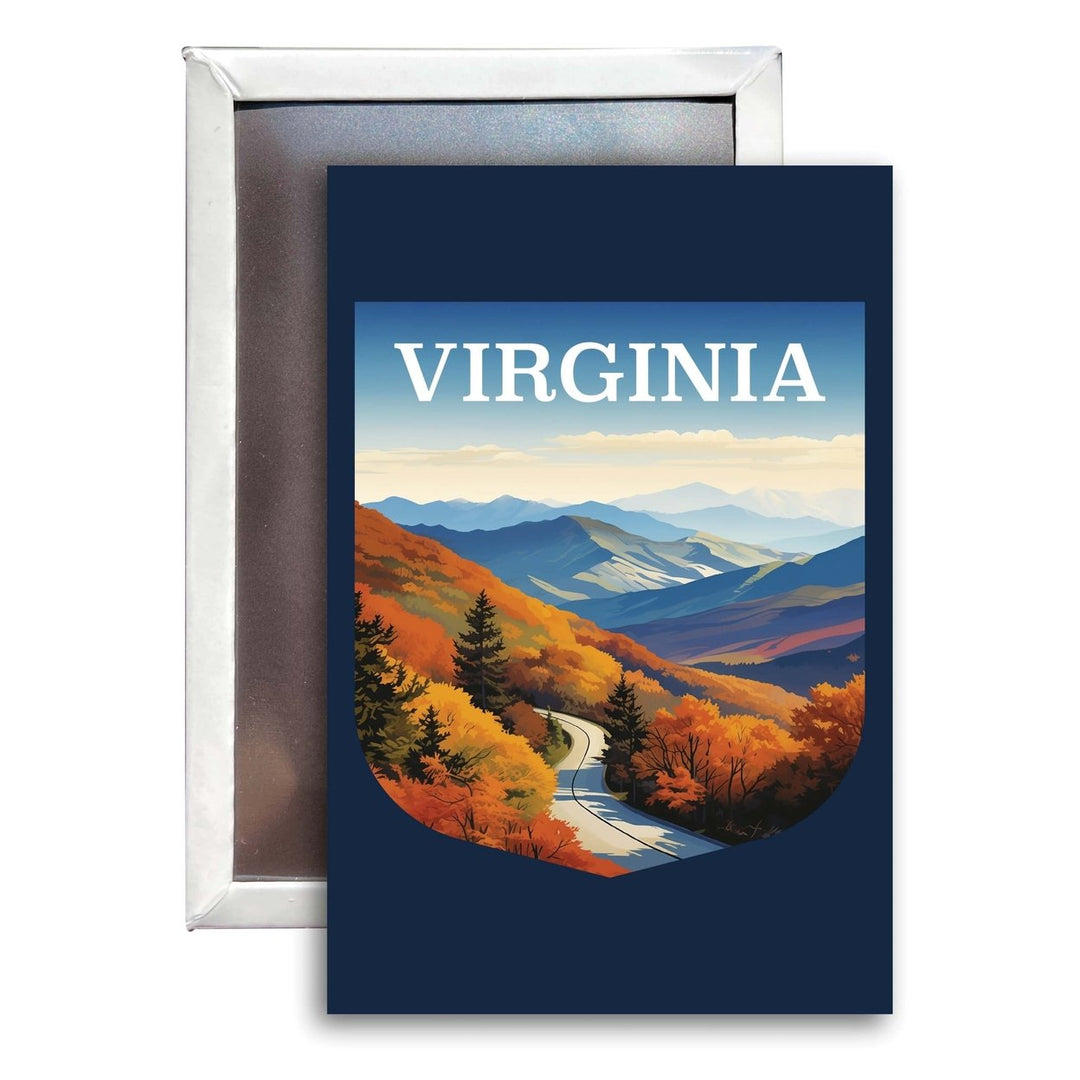 Virginia Design A Souvenir 2x3-Inch Fridge Magnet Image 1