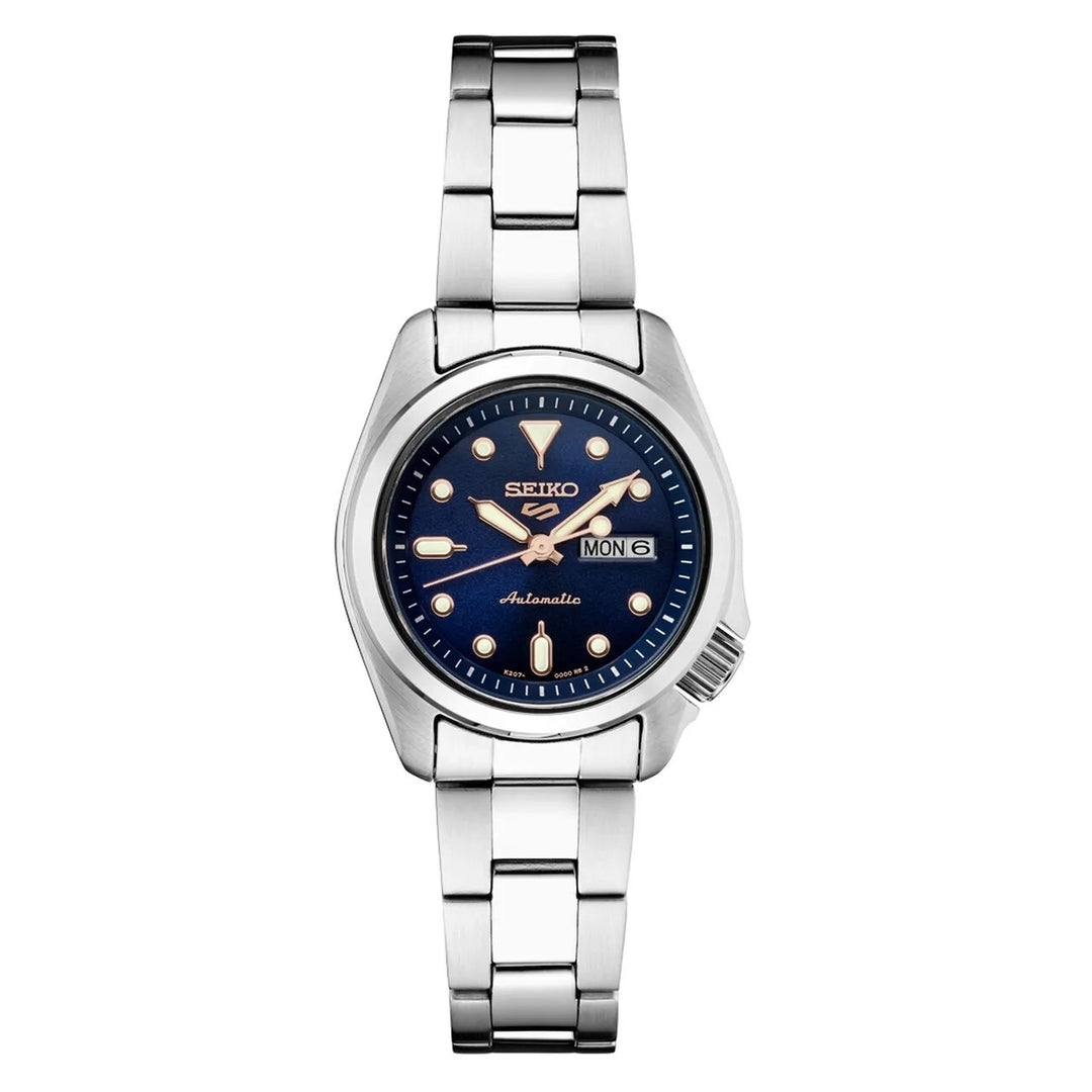 Seiko 5 Sports SRE003 Automatic Stainless Steel Blue Dial 100M Ladies Watch Image 1