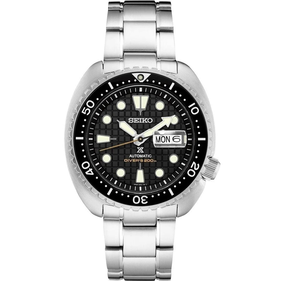 Seiko Prospex SRPE03 Mens Watch King Turtle Silver Stainless Steel Image 1