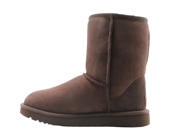 UGG Womens Classic Short Boot Chocolate - 5825-CHO CHOCOLATE Image 2