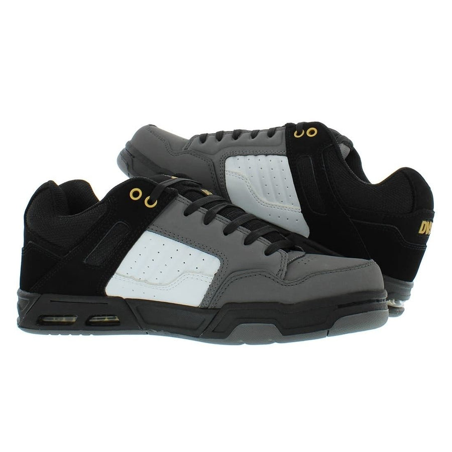 Dvs Footwear Mens Enduro HEIR Skate Shoe7.5 us 11.5 BLACK WHITE PINSTRIPE NUBUCK LEATHER Image 1