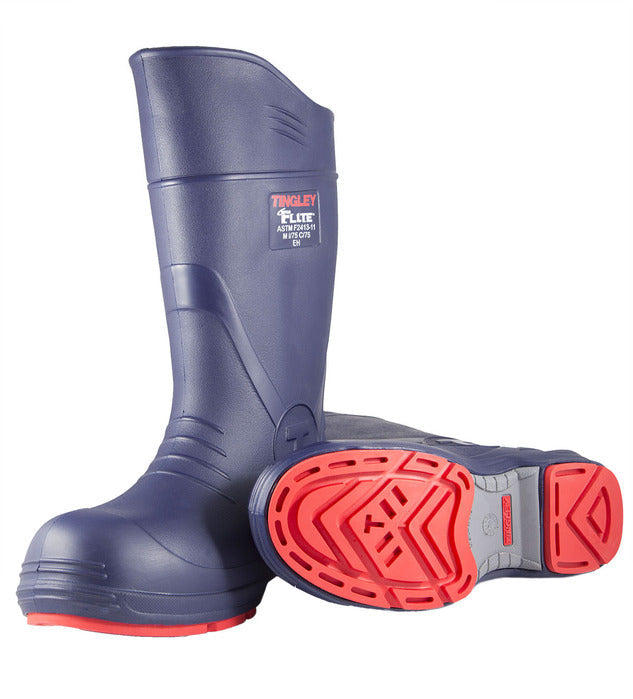 Tingley Unisex 15" Flite Composite Toe Boot with Chevron-Plus Outsole Blue - 26256 BLUE Image 1