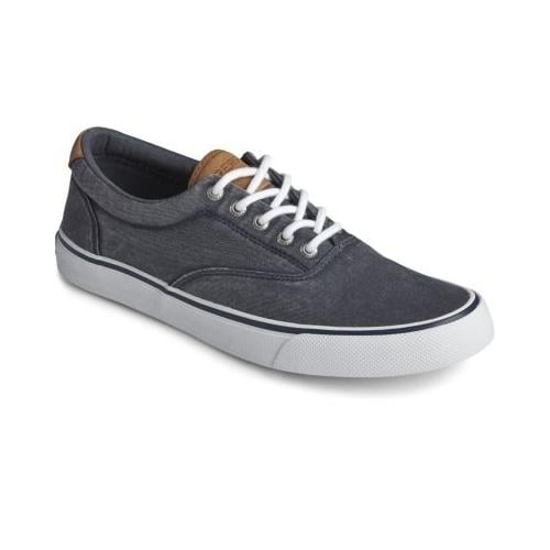 Sperry Mens Striper II CVO Sneaker Salt Washed Navy - STS2044 SW NAVY Image 1