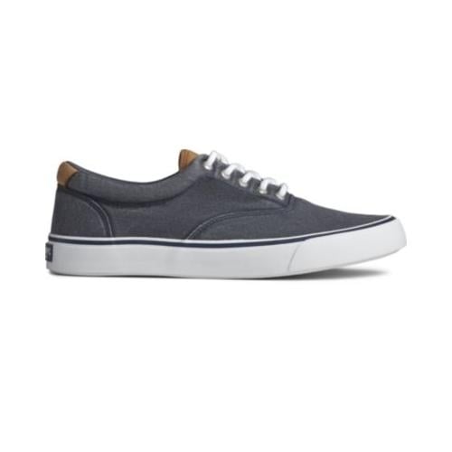 Sperry Mens Striper II CVO Sneaker Salt Washed Navy - STS2044 SW NAVY Image 2