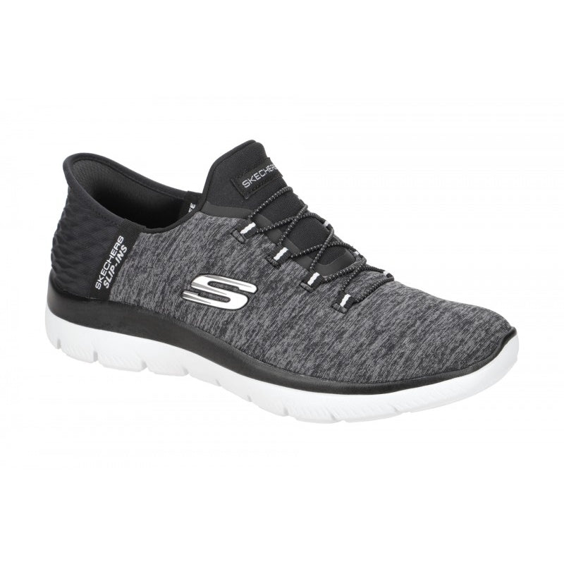 Skechers Womens Slip-Ins: Summits - Dazzling Haze Black/White - 149937-BKW BLACK/WHITE Image 2