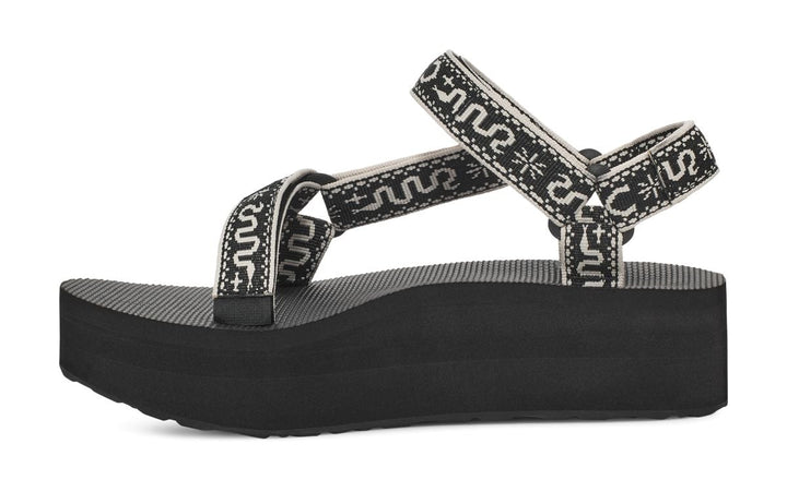 Teva Womens Flatform Universal Sandal Bandana Black/Birch - 1008844-BBBRC BANDANA BLACK/ BIRCH Image 3