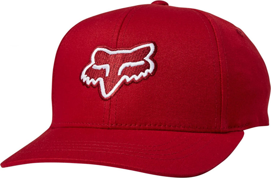 Fox Racing Mens Legacy Flexfit Hat RED Image 1