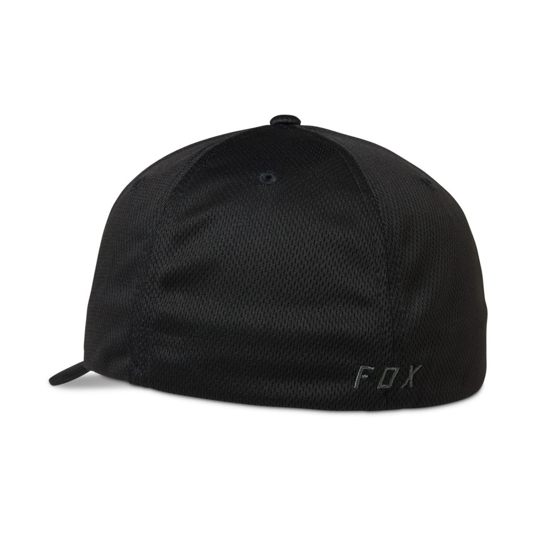 Fox Racing Mens Lithotype Flexfit 2.0 Hat BLK/CHAR Image 4