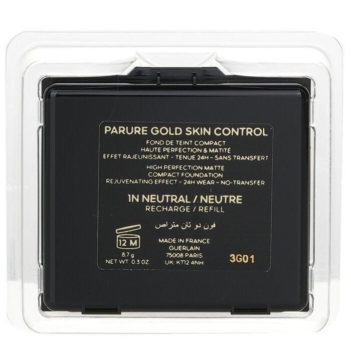 Guerlain - Parure Gold Skin Control High Perfection Matte Compact Foundation Refill -  1N(8.7g/0.3oz) Image 2