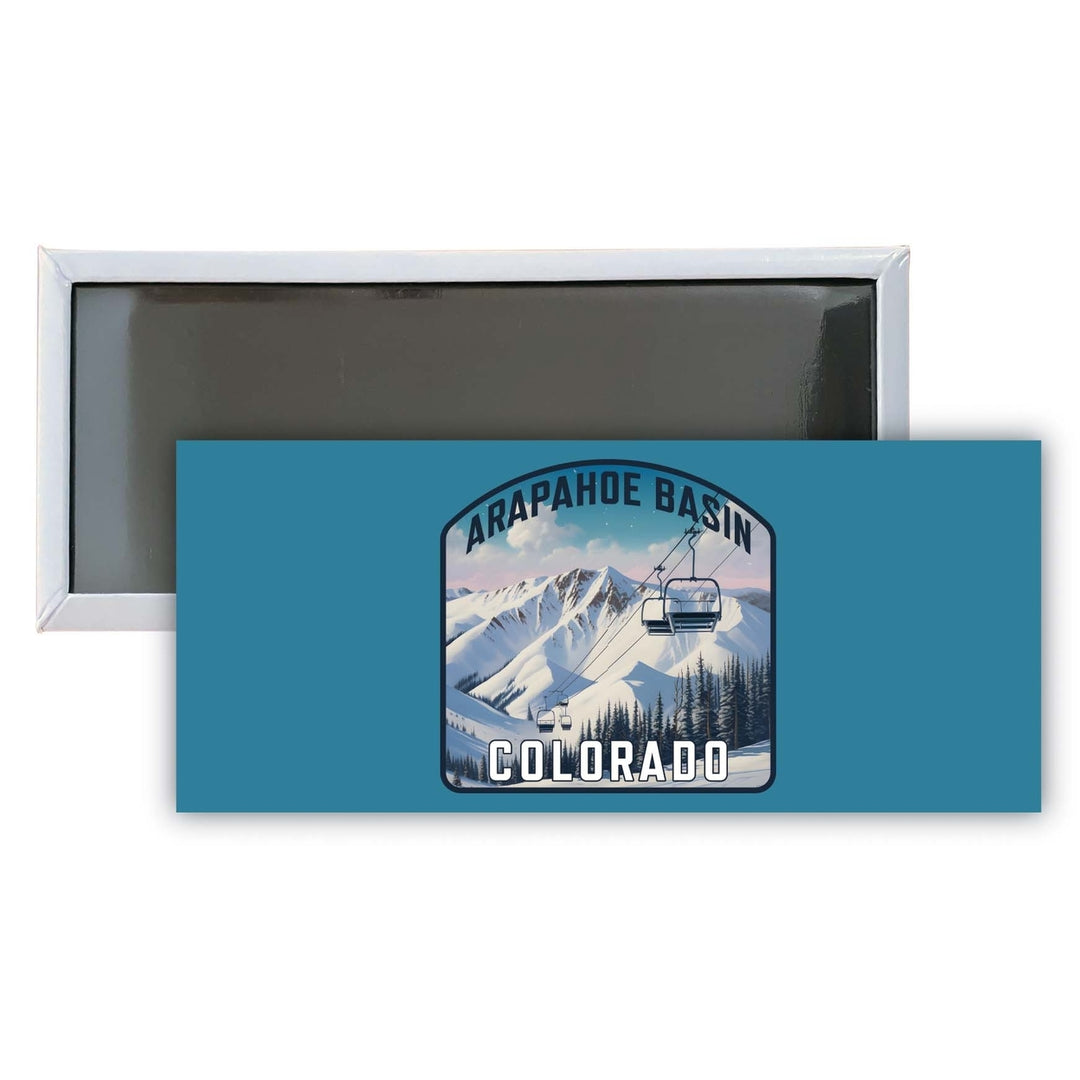 Arapahoe Basin Design B Souvenir Fridge Magnet 4.75 x 2 Inch Image 1