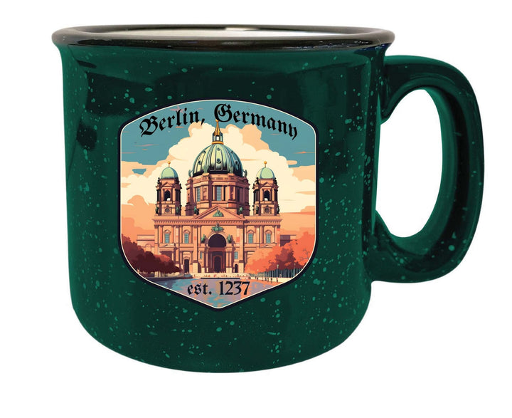 Berlin Germany Design B Souvenir 16 oz Ceramic camping mug Image 3