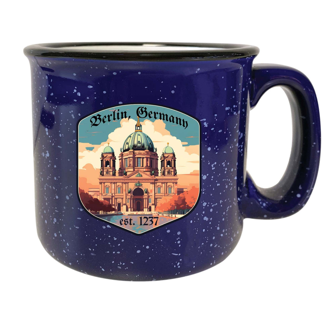 Berlin Germany Design B Souvenir 16 oz Ceramic camping mug Image 4