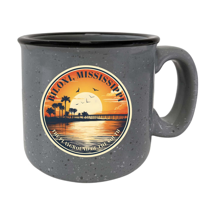 Biloxi Mississippi Design A Souvenir 16 oz Ceramic camping mug Image 1