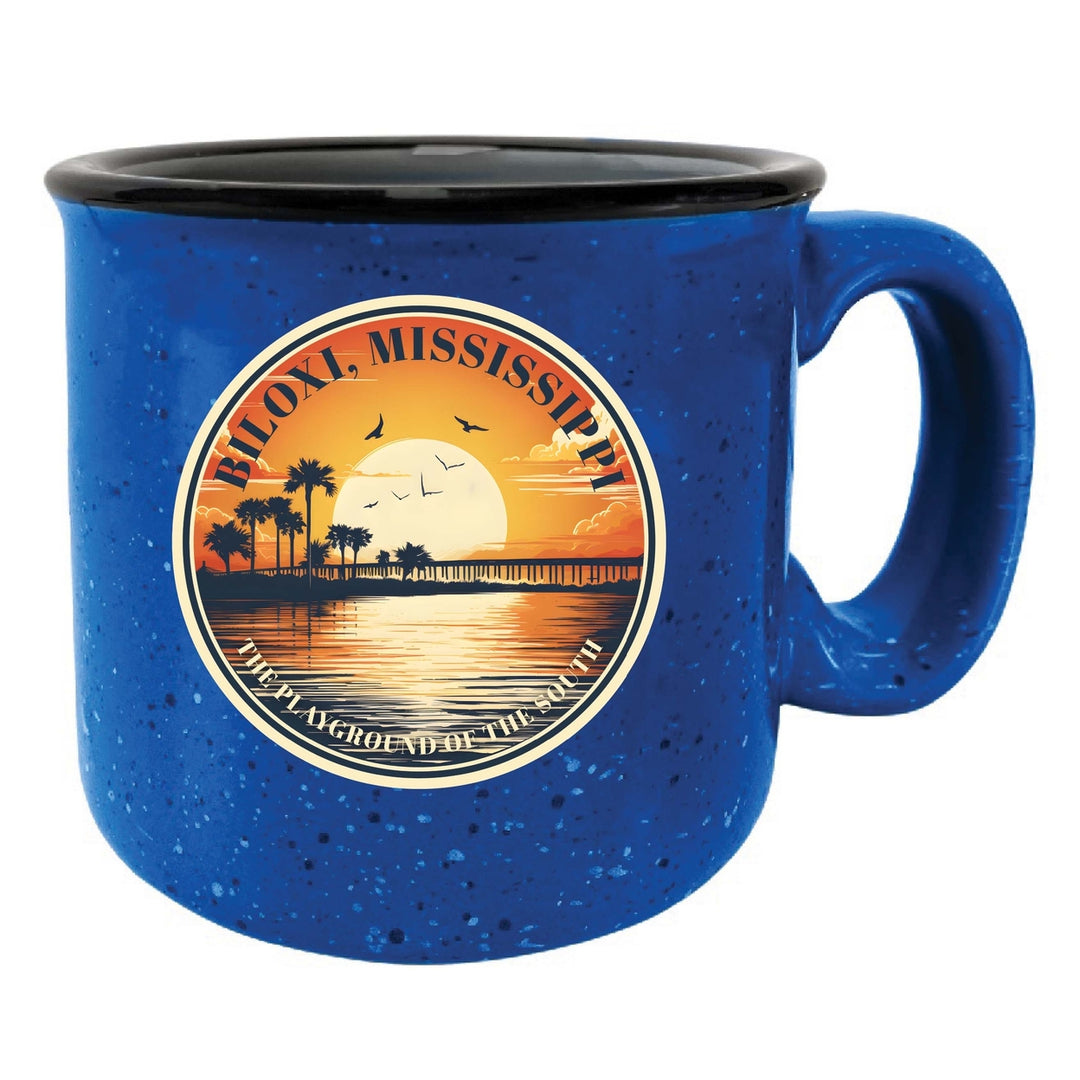 Biloxi Mississippi Design A Souvenir 16 oz Ceramic camping mug Image 4