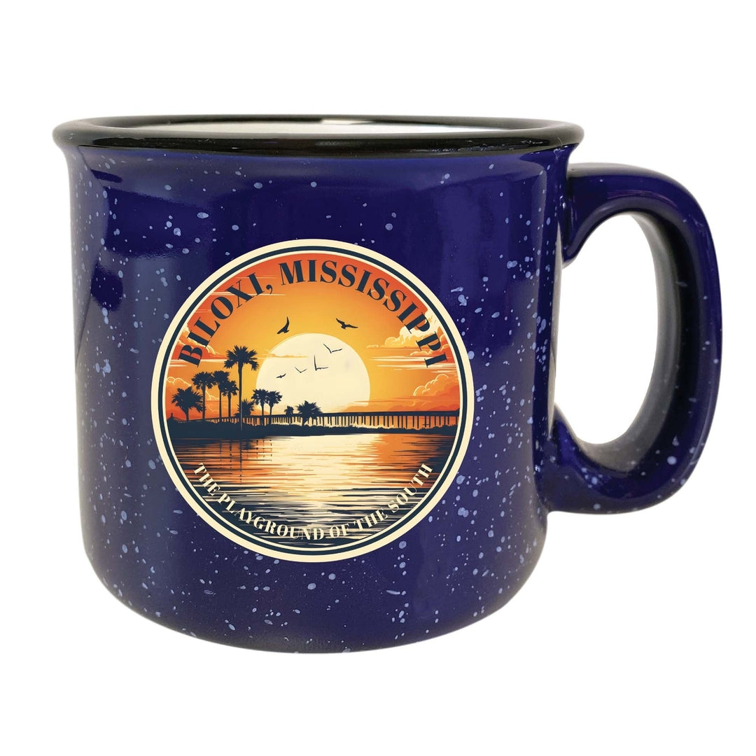 Biloxi Mississippi Design A Souvenir 16 oz Ceramic camping mug Image 6