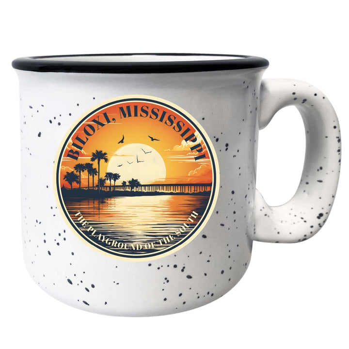 Biloxi Mississippi Design A Souvenir 16 oz Ceramic camping mug Image 7