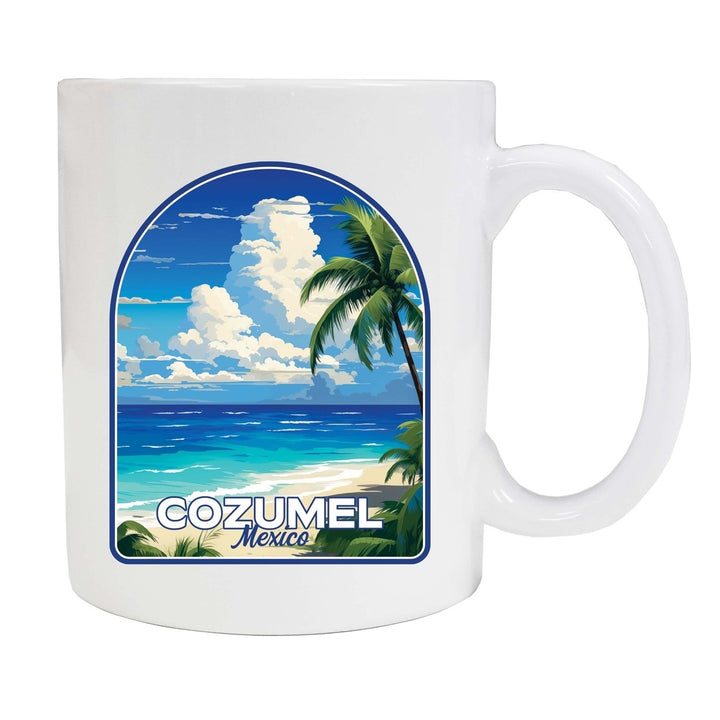 Cozumel Mexico Design C Souvenir 12 oz Ceramic Coffee Mug Image 1