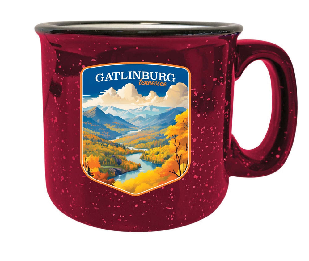 Gatlinburg Tennessee Design D Souvenir 16 oz Ceramic camping mug Image 2