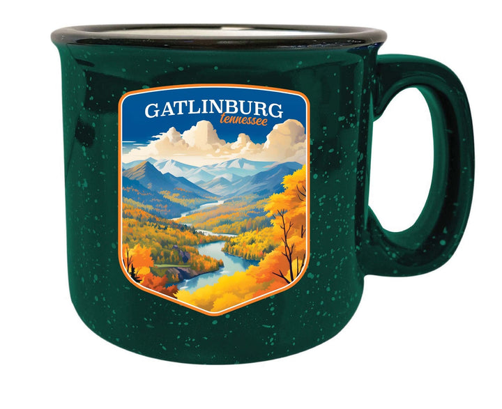 Gatlinburg Tennessee Design D Souvenir 16 oz Ceramic camping mug Image 4