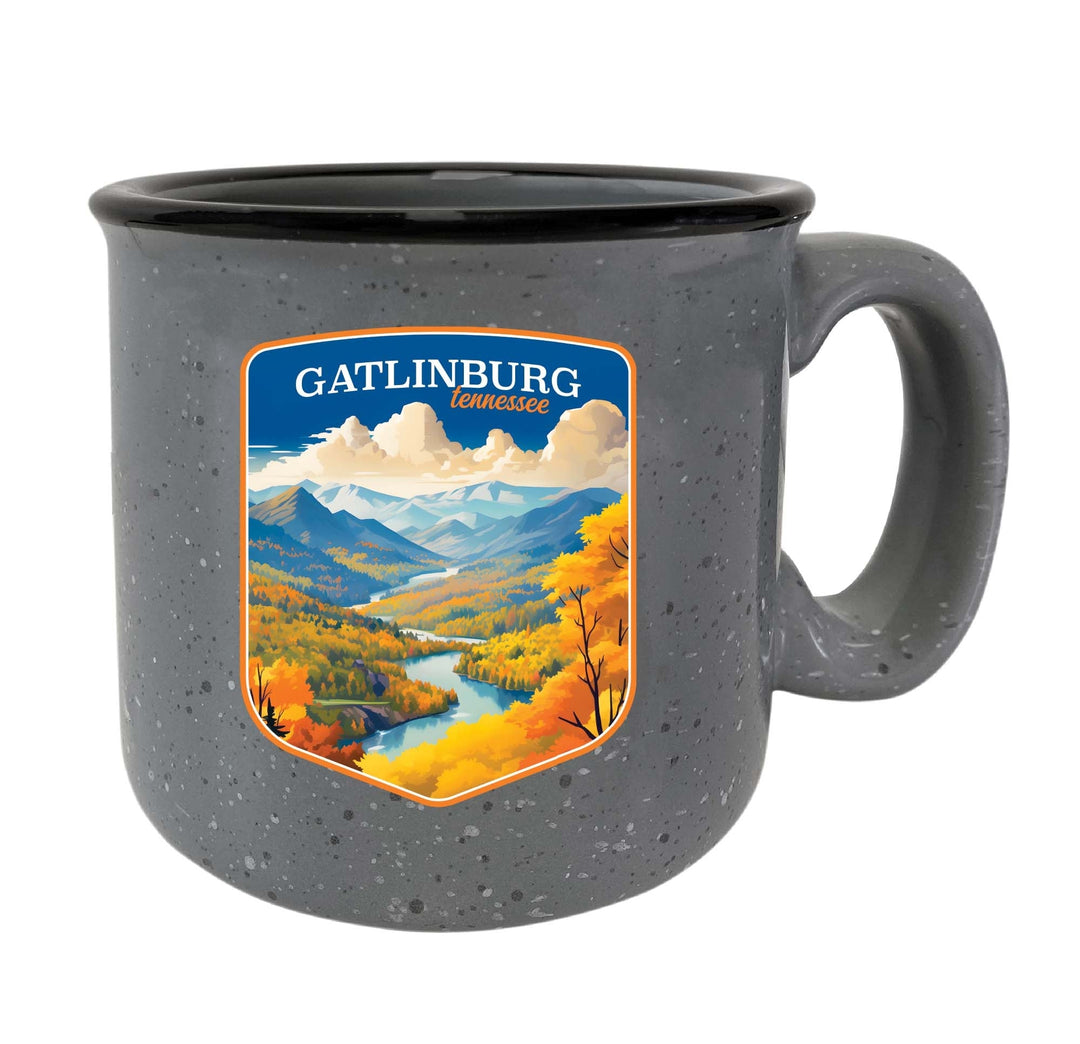 Gatlinburg Tennessee Design D Souvenir 16 oz Ceramic camping mug Image 6