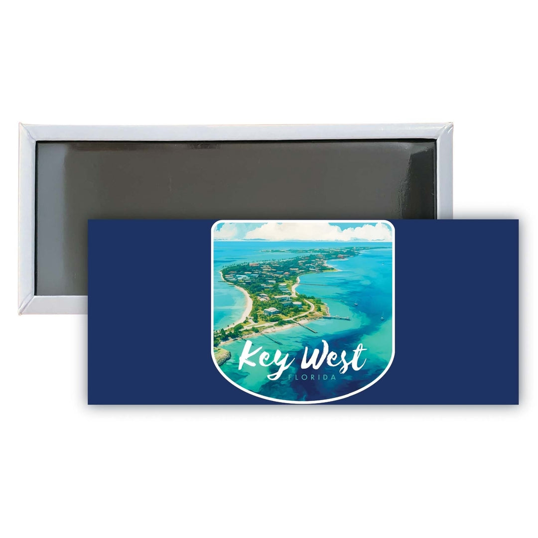 Key West Florida Design A Souvenir Fridge Magnet 4.75 x 2 Inch Image 1