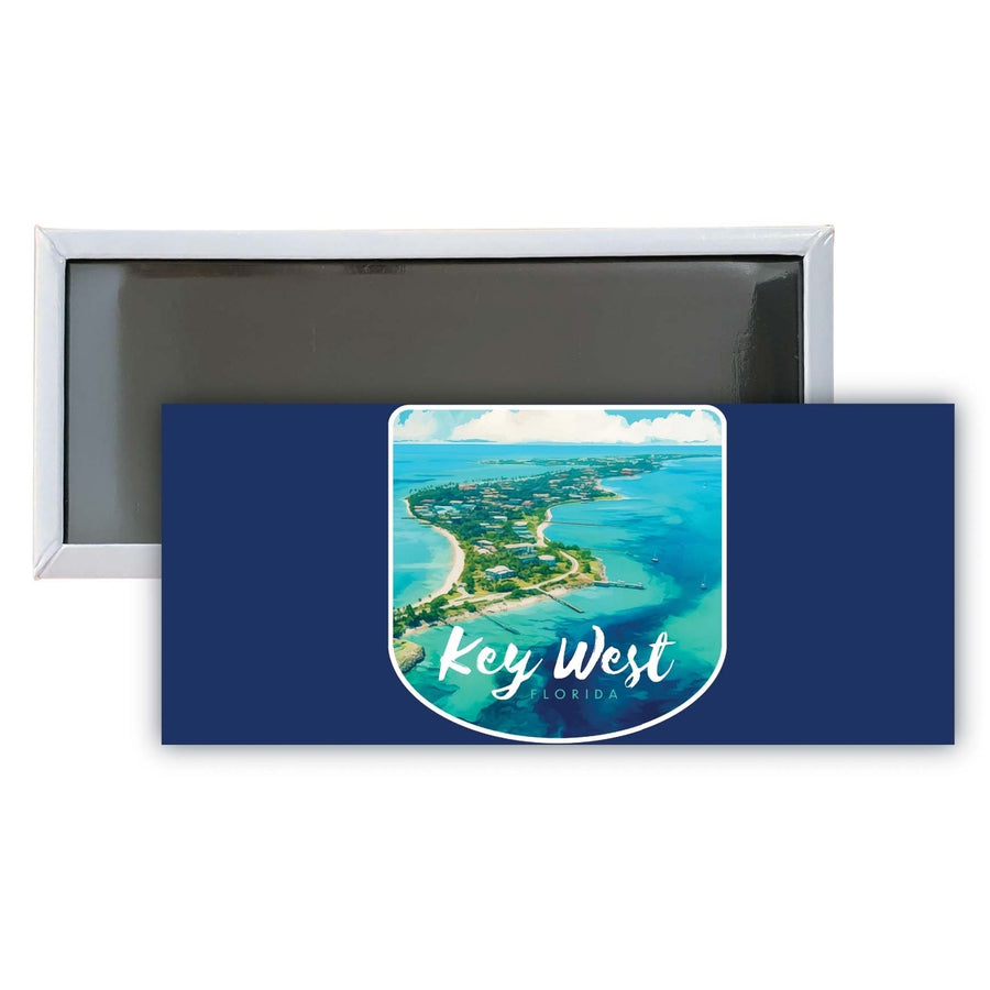 Key West Florida Design A Souvenir Fridge Magnet 4.75 x 2 Inch Image 1