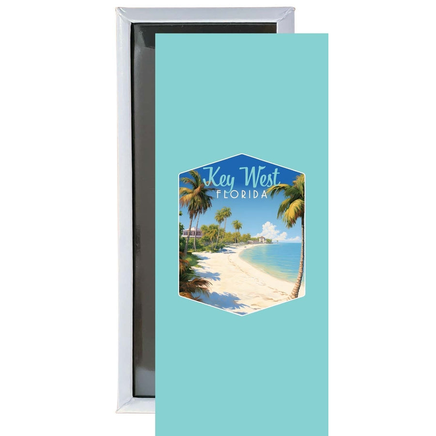 Key West Florida Design B Souvenir Fridge Magnet 4.75 x 2 Inch Image 1