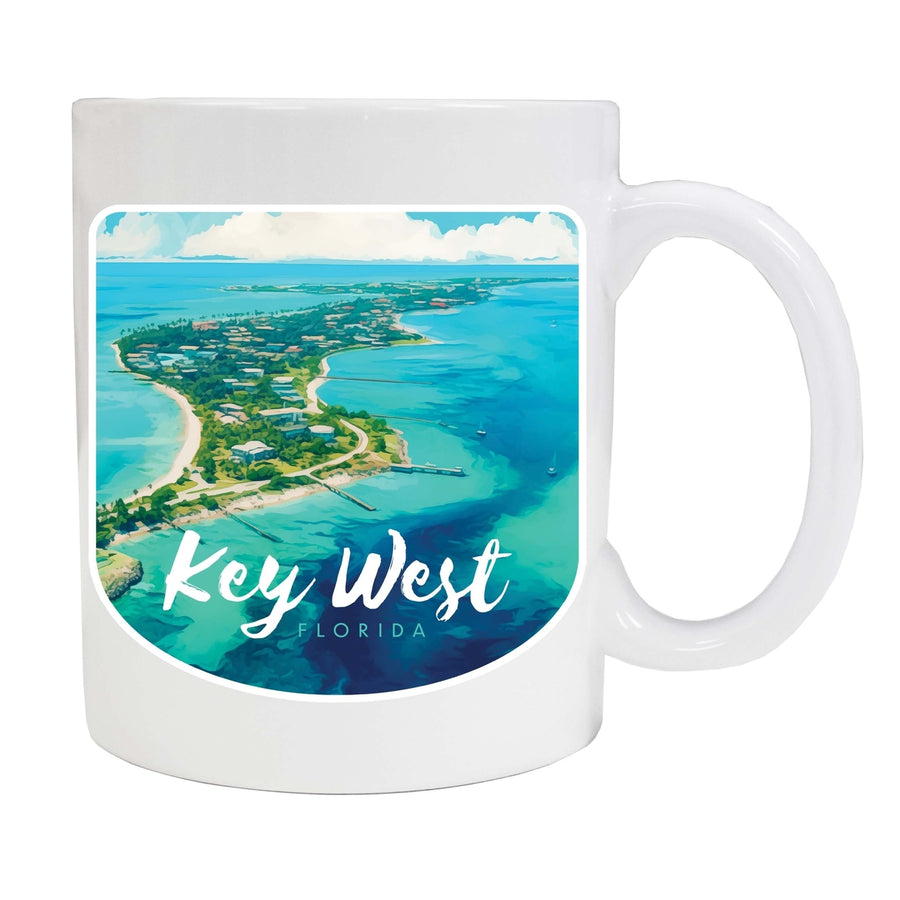 Key West Florida Design A Souvenir 12 oz Ceramic Coffee Mug Image 1