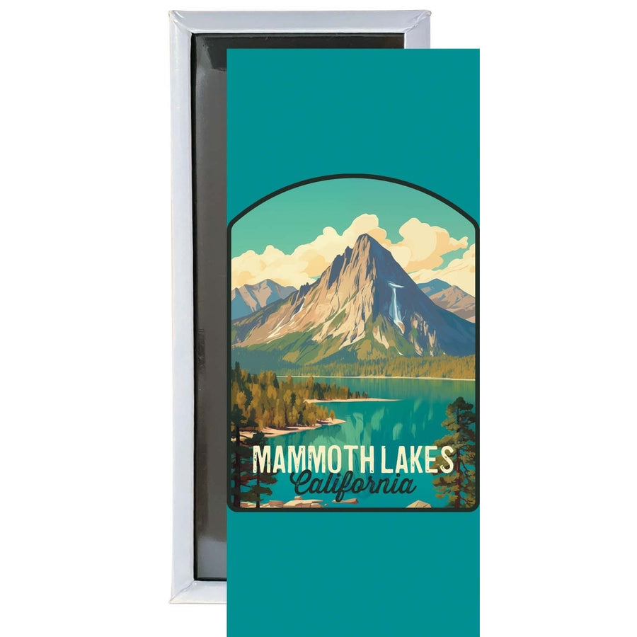 Mammoth Lakes California Design A Souvenir Fridge Magnet 4.75 x 2 Inch Image 1