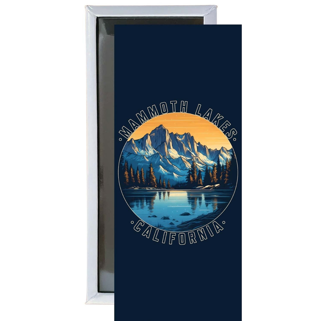 Mammoth Lakes California Design B Souvenir Fridge Magnet 4.75 x 2 Inch Image 1