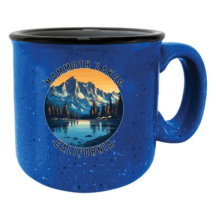 Mammoth Lakes California Design B Souvenir 16 oz Ceramic camping mug Image 1