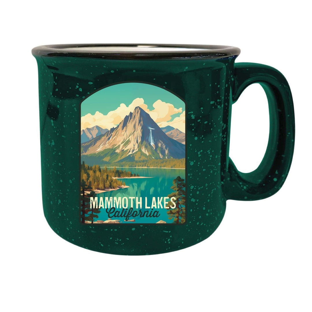 Mammoth Lakes California Design A Souvenir 16 oz Ceramic camping mug Image 1