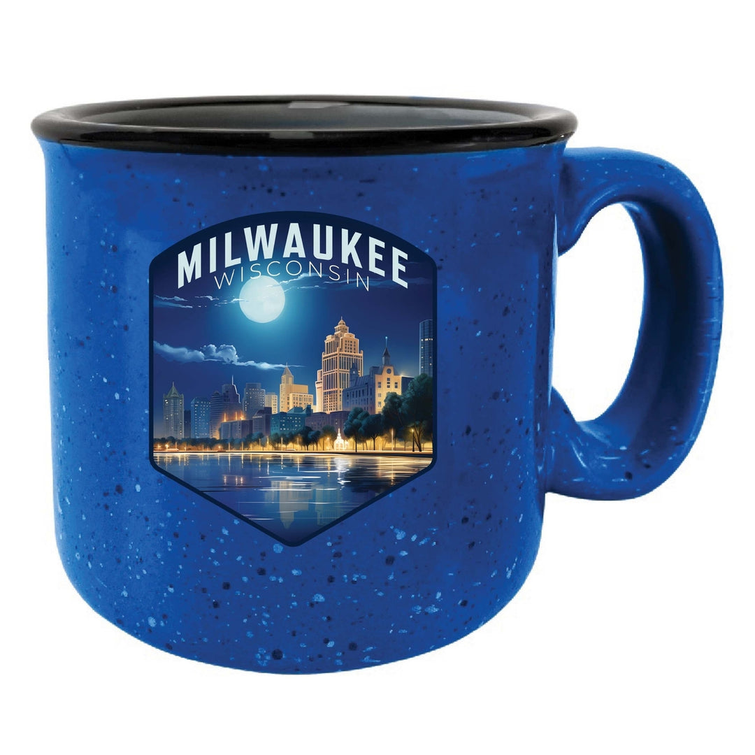 Milwaukee Wisconsin Design B Souvenir 16 oz Ceramic camping mug Image 1