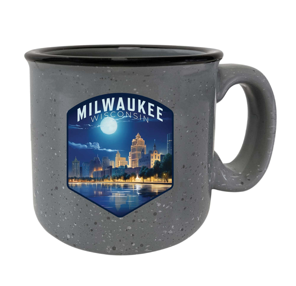 Milwaukee Wisconsin Design B Souvenir 16 oz Ceramic camping mug Image 2