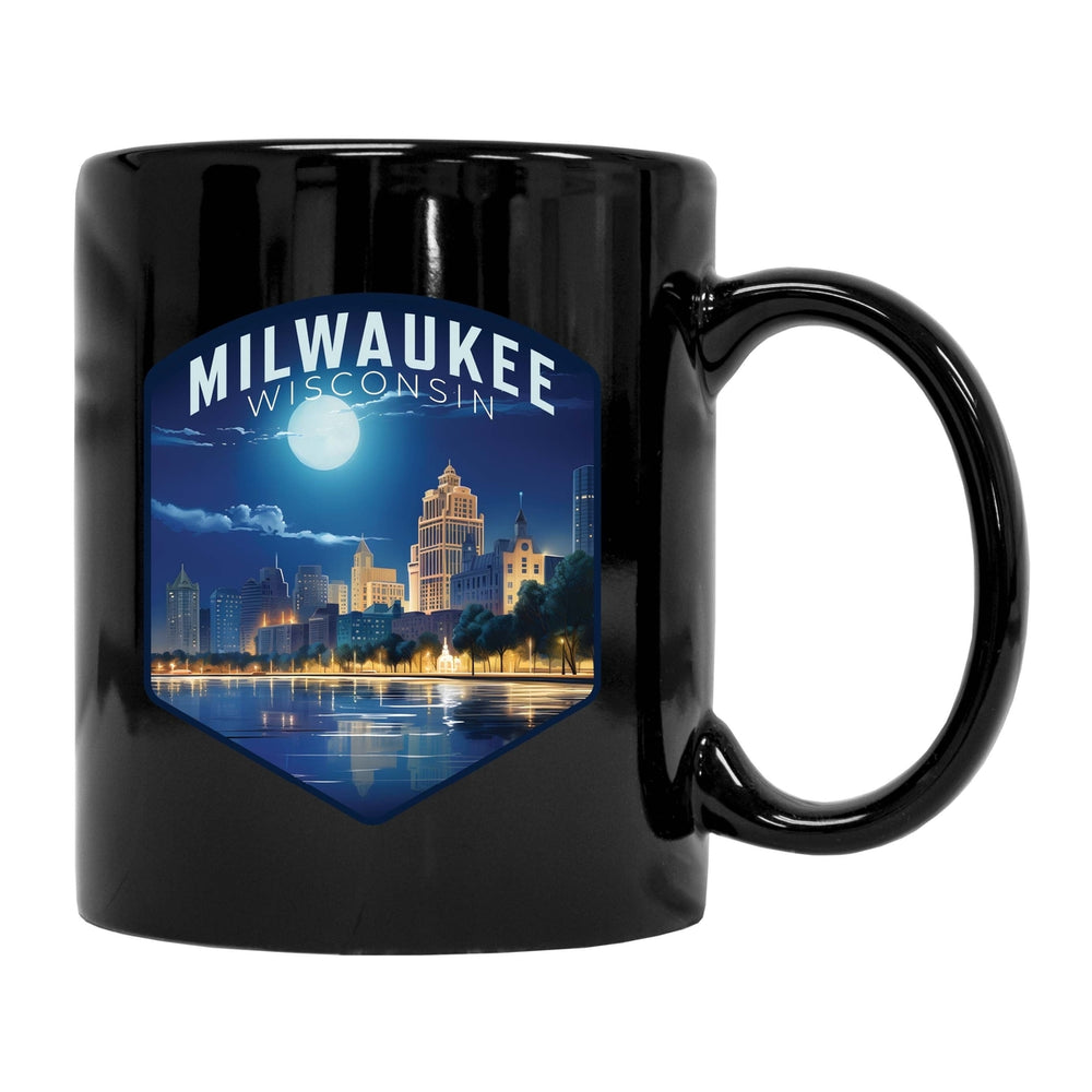 Milwaukee Wisconsin Design B Souvenir 12 oz Ceramic Coffee Mug Image 2