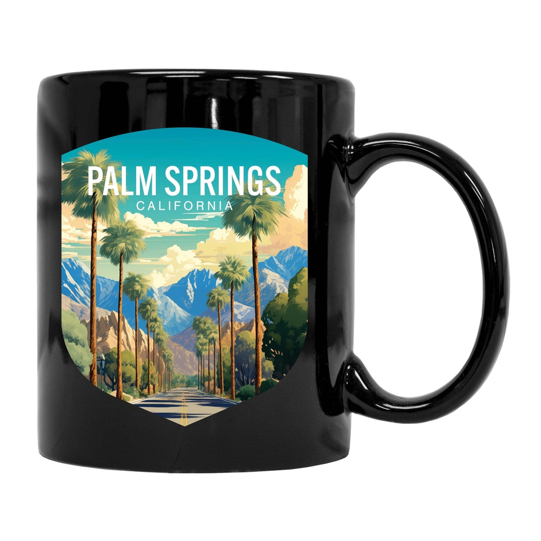 Palm Springs California Design A Souvenir 12 oz Ceramic Coffee Mug Image 1